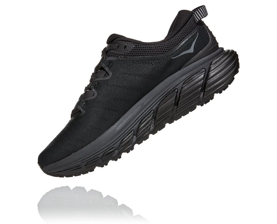 Hoka Australia One One Gaviota 3 - Womens Running Shoes Black - WSQCJ-9467